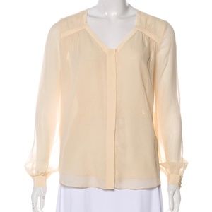 Diane von Furstenberg Silk Lane Top